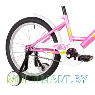 Детский велосипед Novatrack Twist New 201TWIST.PN20 (розовый/белый, 2020) картинка 5